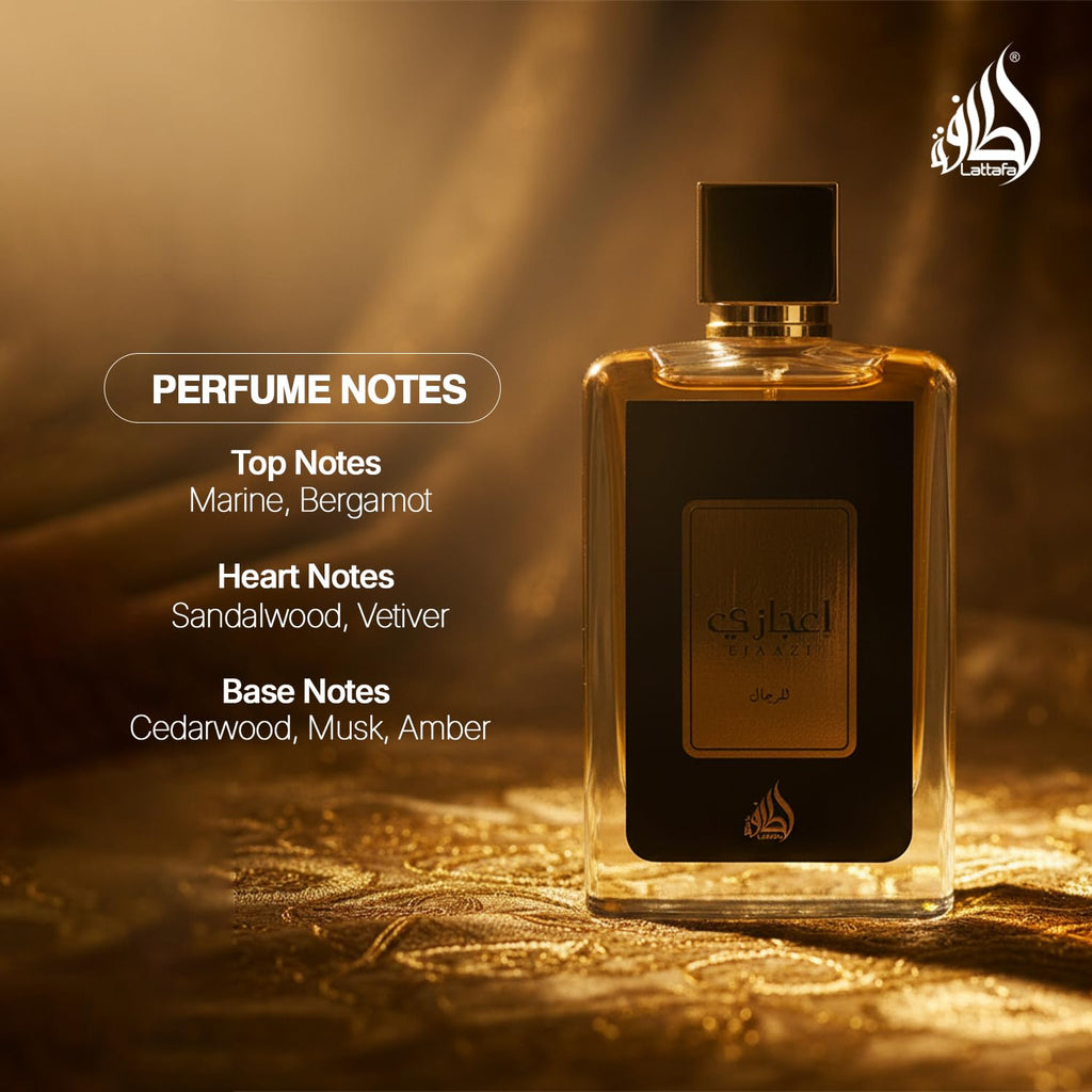 Lattafa Ejaazi for Men Eau de Parfum – 3.4 oz