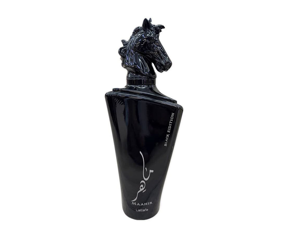 Lattafa Maahir Black Edition – Unisex Oud Amber Spicy EDP 3.4 Ounce | Lattafa Perfumes