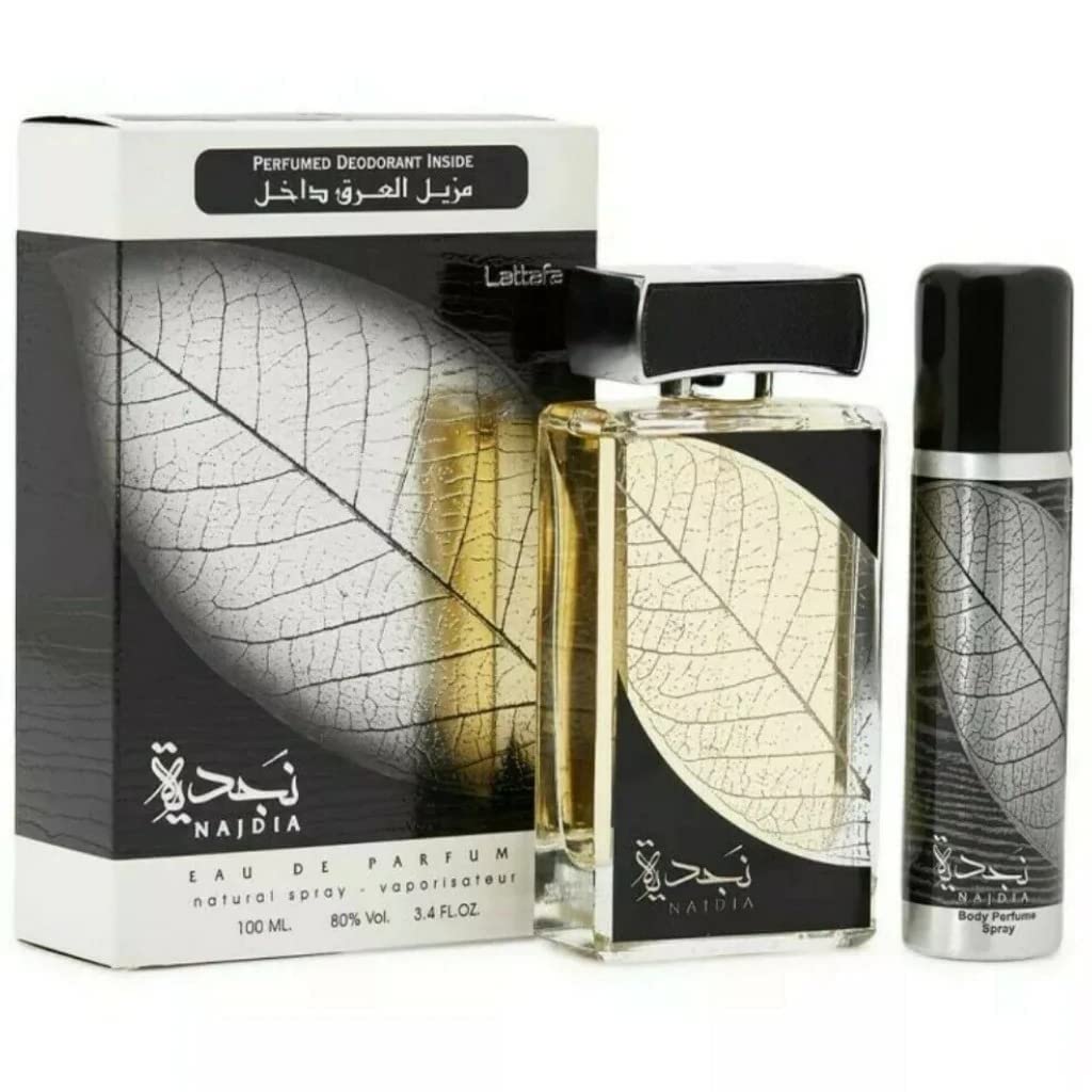 Lattafa Najdia 2-Piece Set for Men — 3.4 oz EDP + 1.7 oz Deodorant
