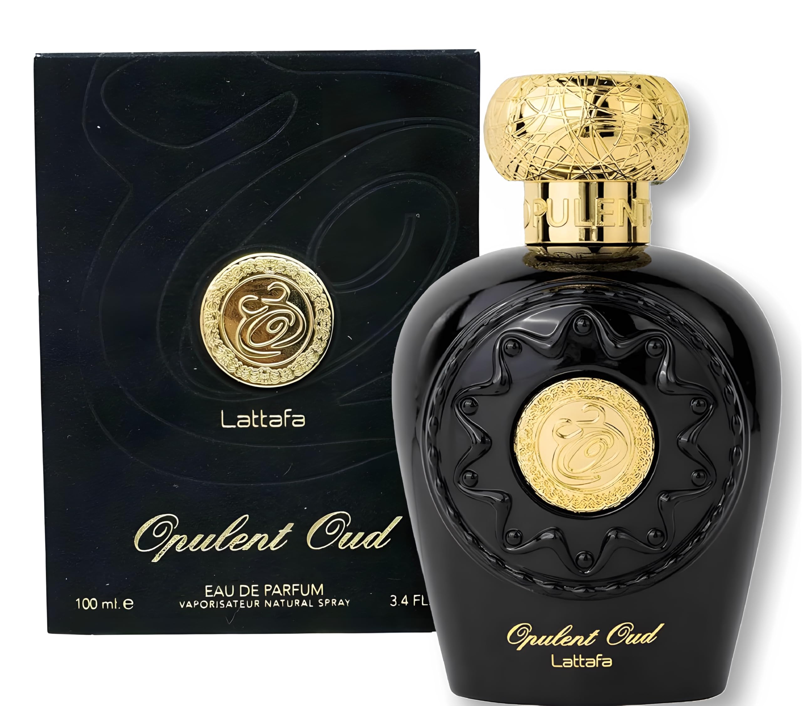 Lattafa Opulent Oud EDP for Unisex – 3.4 oz | Rich Oud, Sweet-Spicy Oriental Perfume