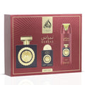 Lattafa Pride Nebras 3-Piece Gift Set | Unisex Fruity Vanilla Amber EDP & Deodorant