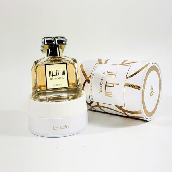Lattafa Sutoor Eau de Parfum for Women – 3.4 oz | Fruity-Spicy, Creamy Floral