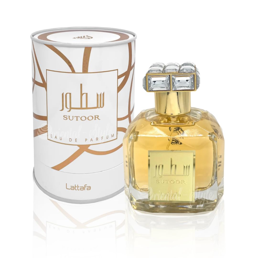 Lattafa Sutoor Eau de Parfum for Women – 3.4 oz | Fruity-Spicy, Creamy Floral