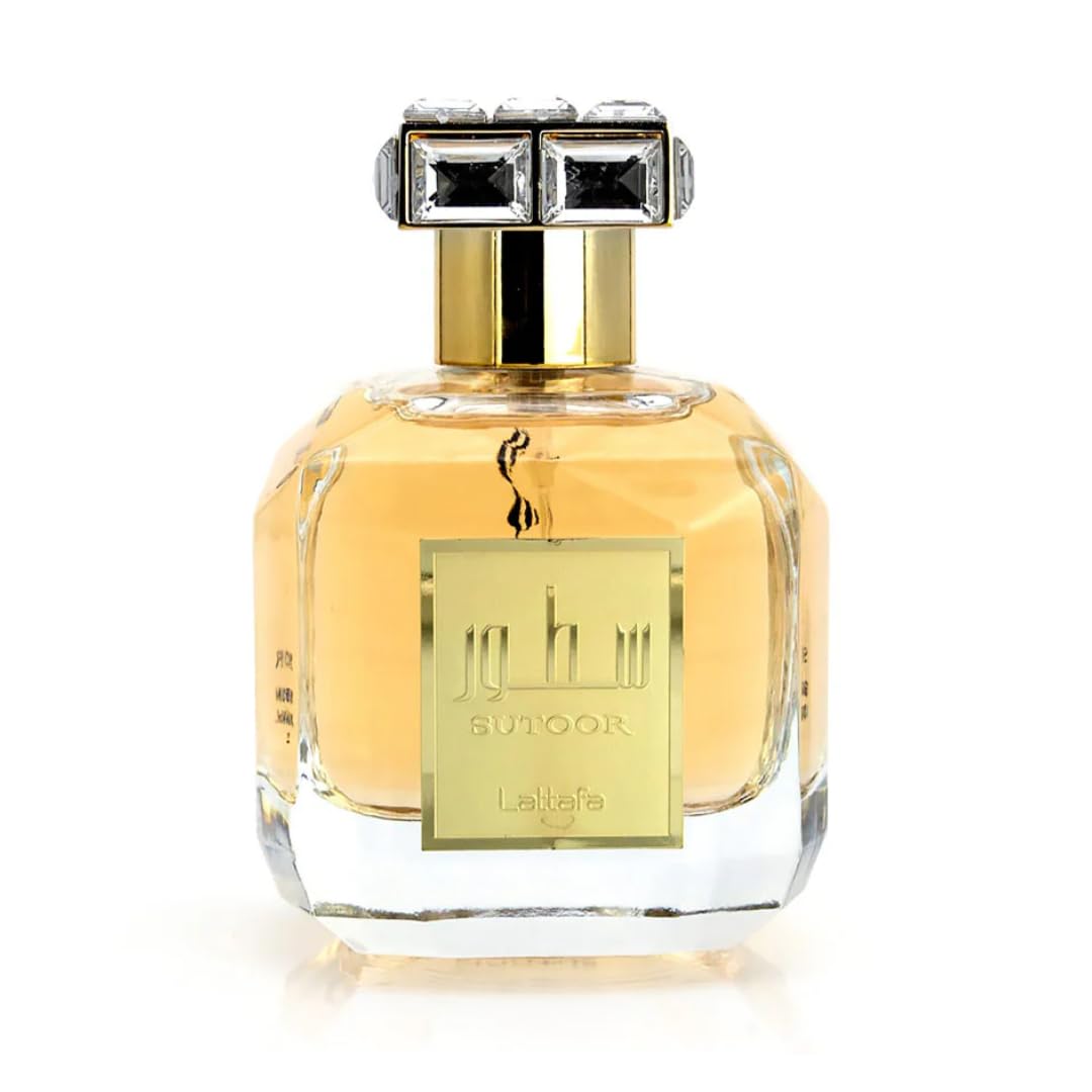 Lattafa Sutoor Eau de Parfum for Women – 3.4 oz | Fruity-Spicy, Creamy Floral