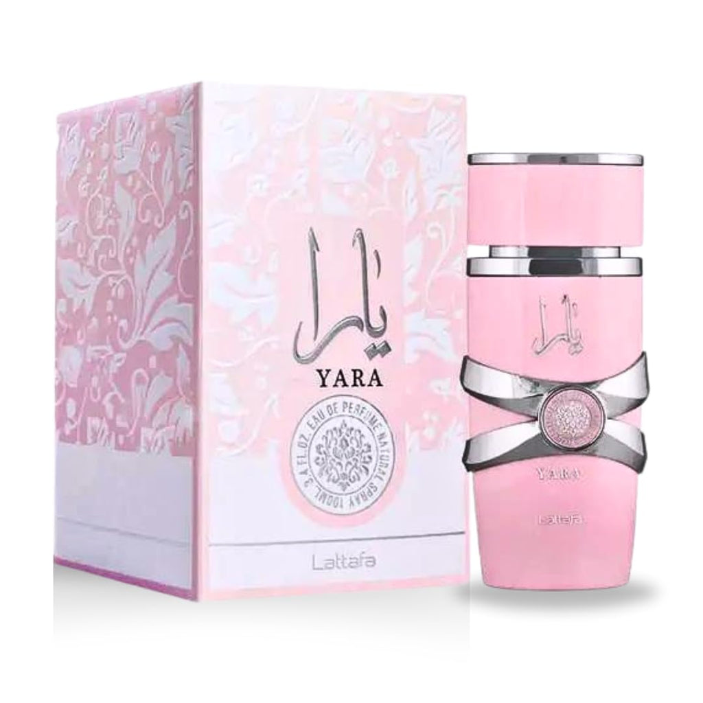 Lattafa Yara for Women Eau de Parfum Spray | 3.4 oz Pack of 3