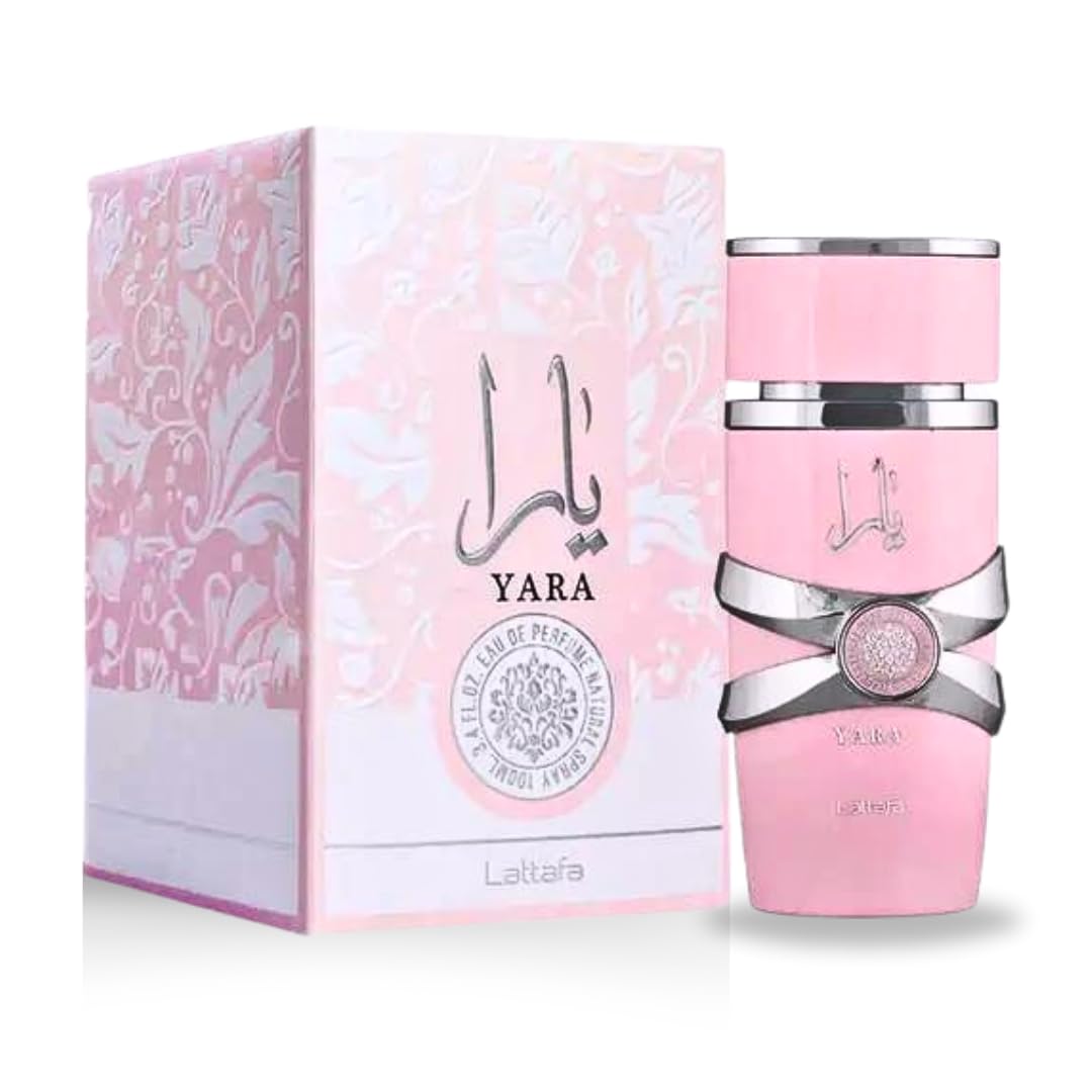 Lattafa Yara for Women Eau de Parfum Spray | 3.4 oz Pack of 3