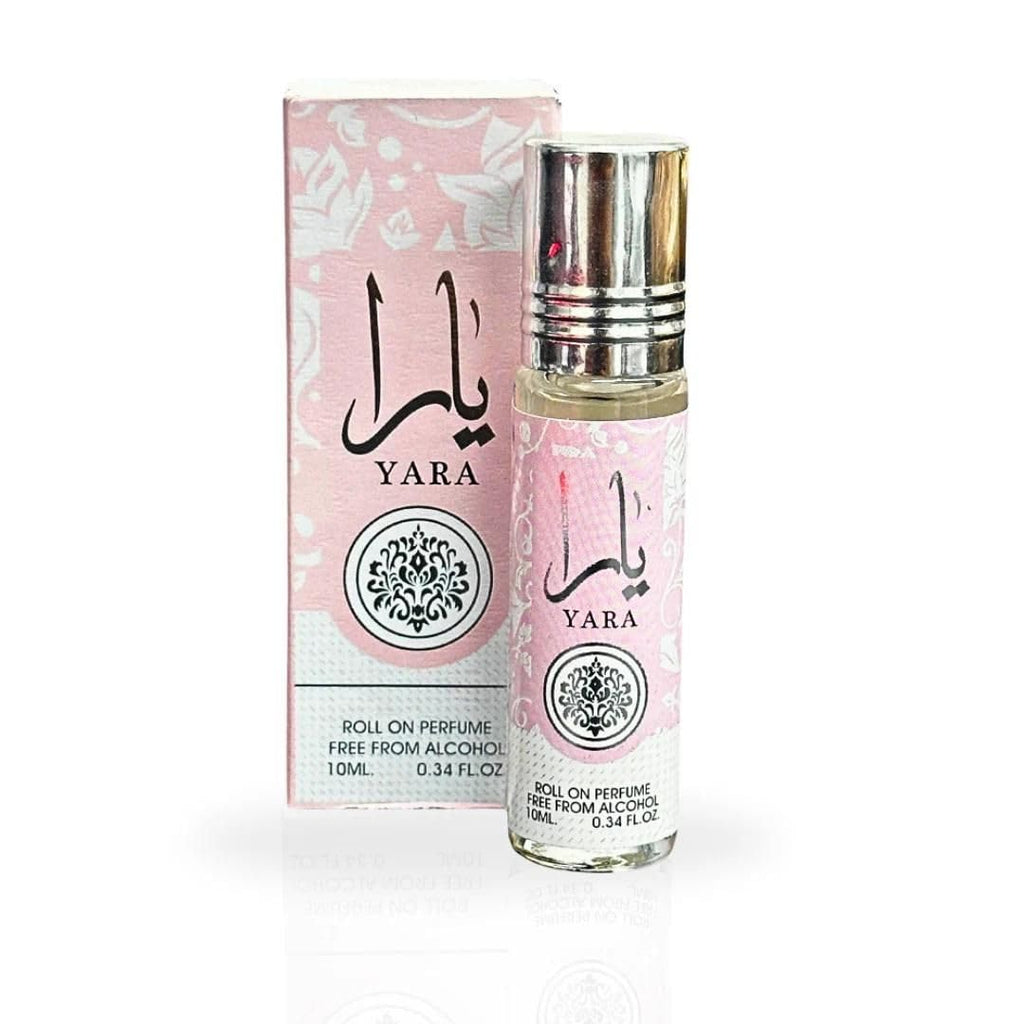 Lattafa Yara Roll-On Perfume Oil – 12 x 10 ml (0.34 fl oz) | Alcohol-Free & Long-Lasting