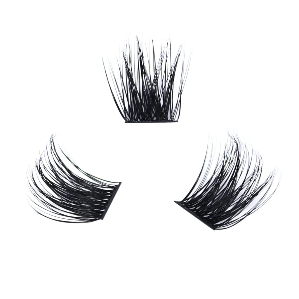 LAUBESS Lash Clusters Kit – Beginner Lash Extensions with Bond & Seal, Remover, Tweezers & Brush