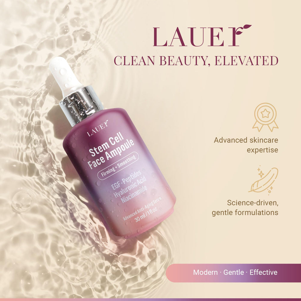 Lauer Cosmetic Stem Cell Face Ampoule – Firming & Smoothing Anti-Aging Serum