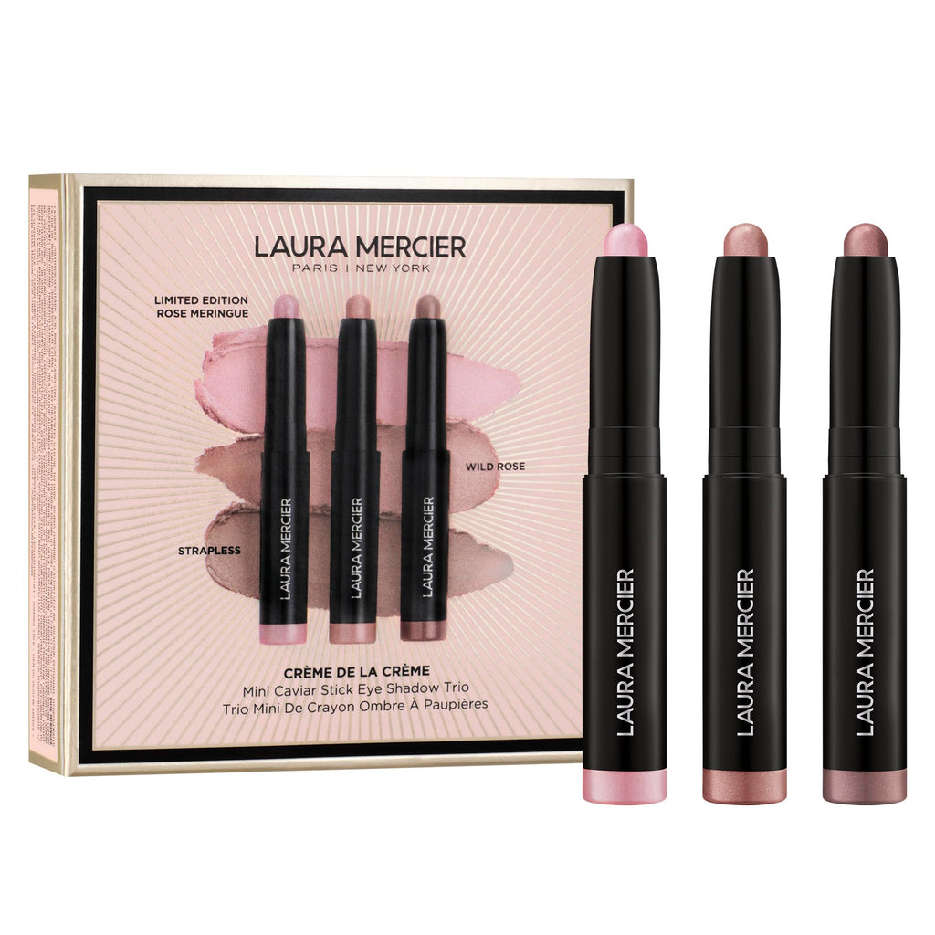 Laura Mercier Caviar Stick Mini Trio – 24HR Wear, Waterproof & Buildable Color