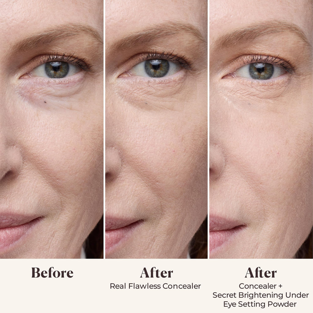 Laura Mercier Secret Brightening Under-Eye Setting Powder – Peach & Pink Pigments