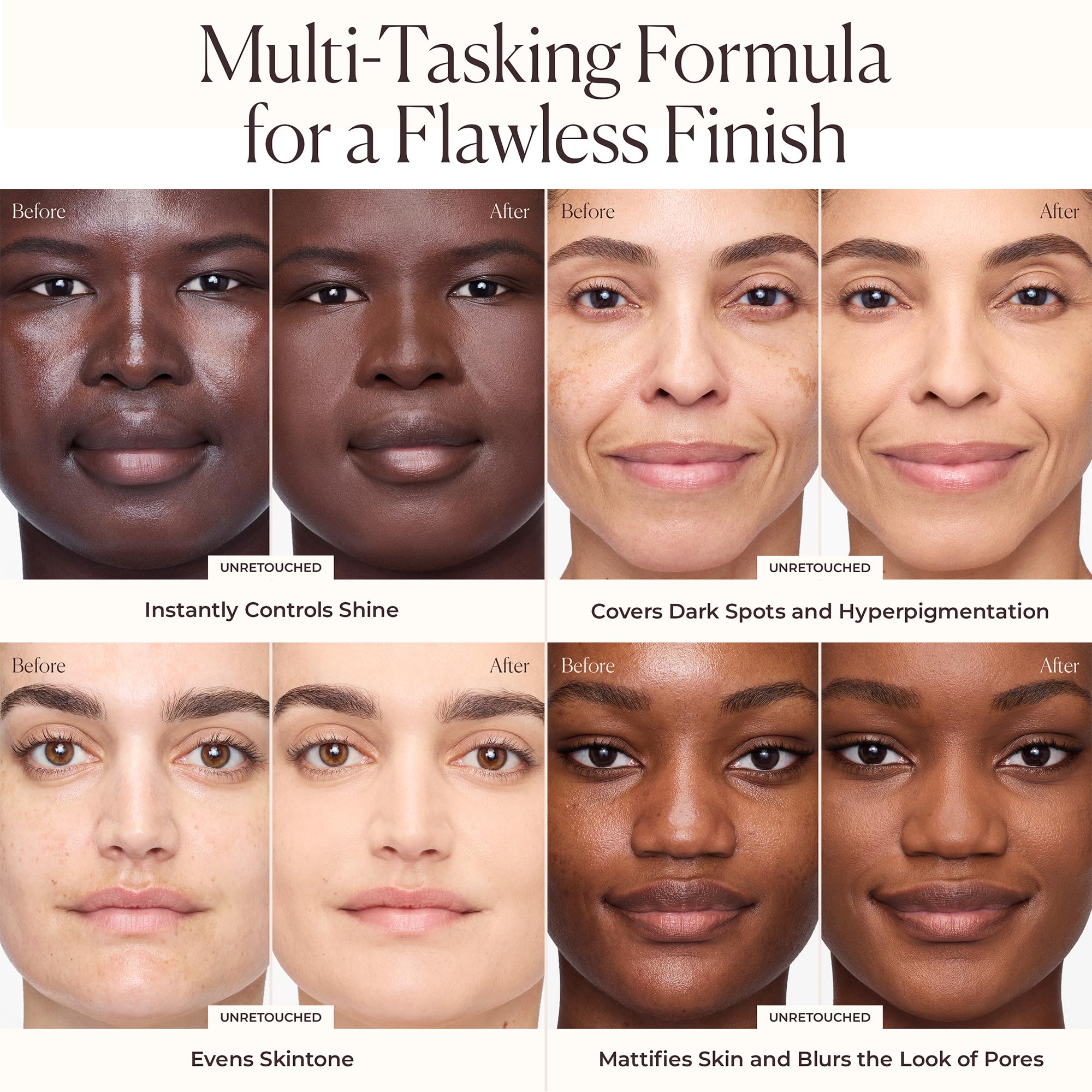 Laura Mercier Tinted Moisturizer Blurred Matte SPF 30 – Oil-Free, Buildable Coverage, Pore Blur, Mini Size