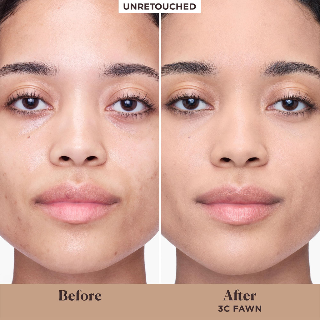 Laura Mercier Tinted Moisturizer Blurred Matte SPF 30 – Shine Control, Pore Blur, Sheer to Light (3C Fawn)