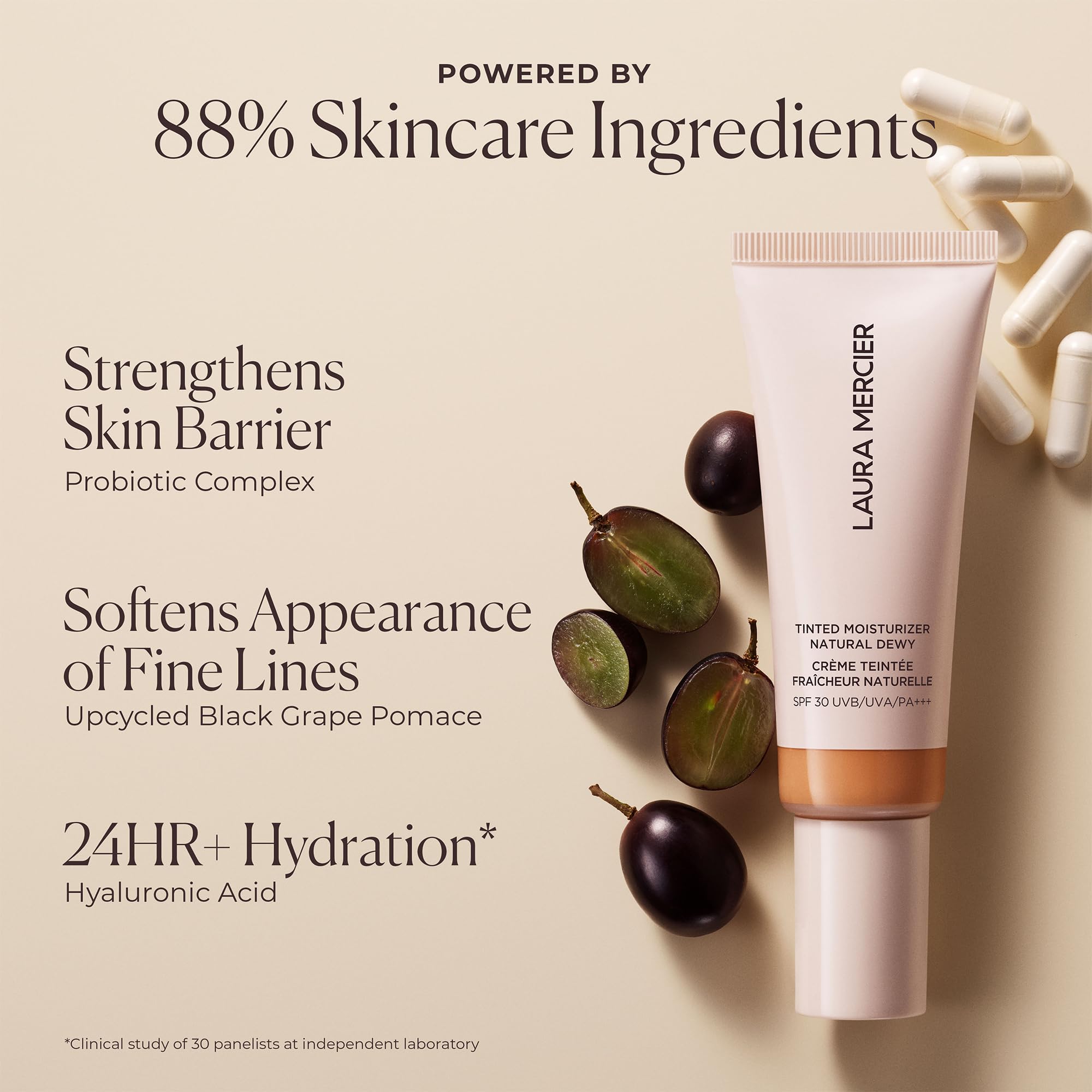 Laura Mercier Tinted Moisturizer Natural Dewy SPF 30 | 4N Teak Mini