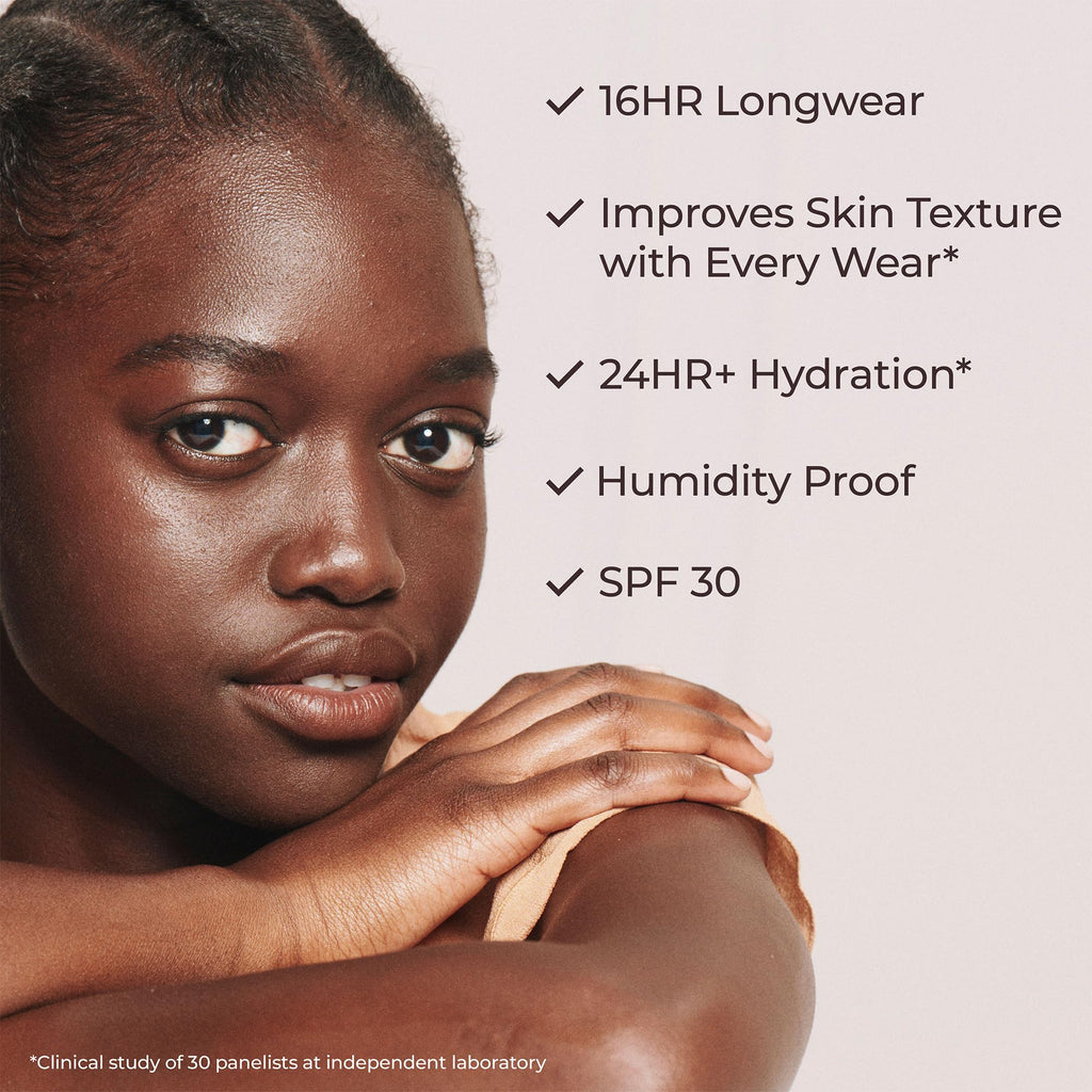 Laura Mercier Tinted Moisturizer Natural Dewy SPF 30 – 24HR Hydration, Buildable Sheer to Light Coverage, Mini 2N Maple