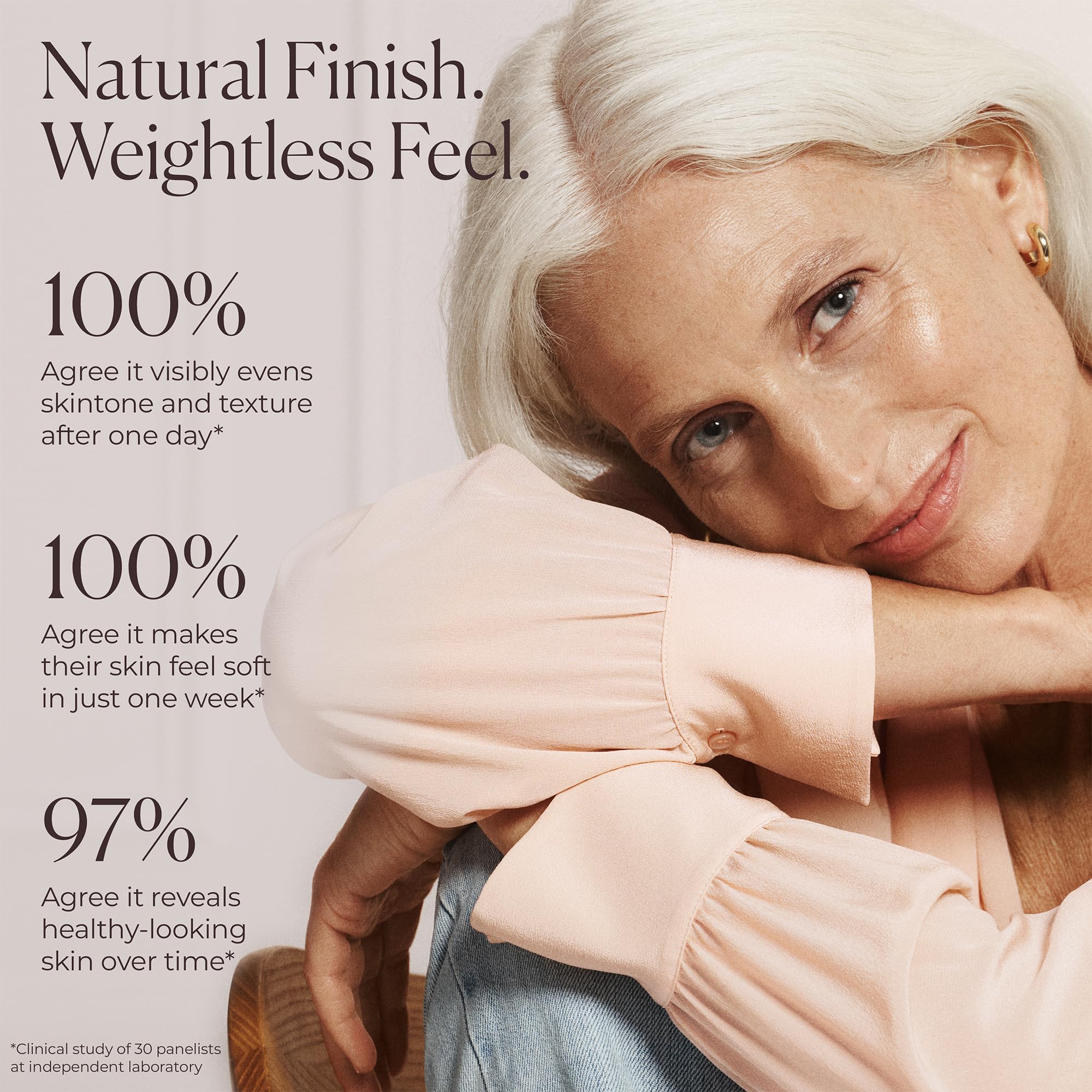 Laura Mercier Tinted Moisturizer Natural Dewy SPF 30 – 24HR Hydration, Buildable Sheer to Light Coverage, Mini 2N Maple