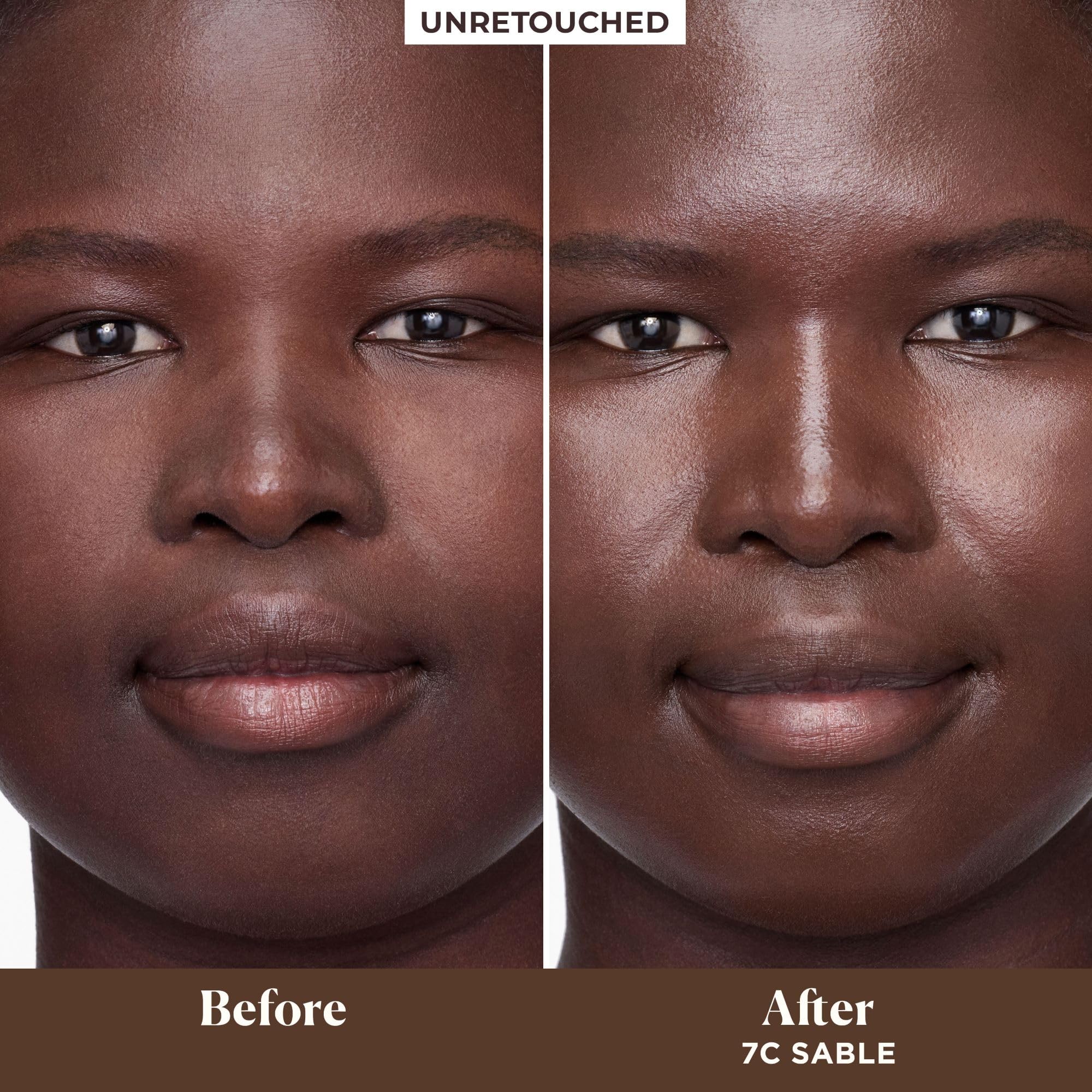 Laura Mercier Tinted Moisturizer Natural Dewy SPF 30 in Sable – 24HR Hydration, Buildable Sheer to Light Coverage