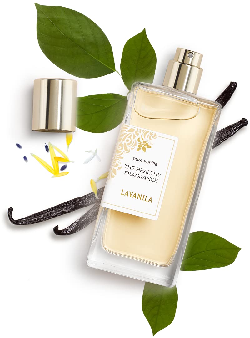 Lavanila Pure Vanilla Perfume Set for Women – Madagascar Vanilla, 1.7 oz + 10 ml Roller (USA)