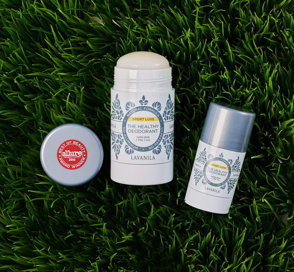 Lavanila Sport Luxe 2-Pack Aluminum-Free Deodorant for Men & Women – Vegan, Clean & Natural