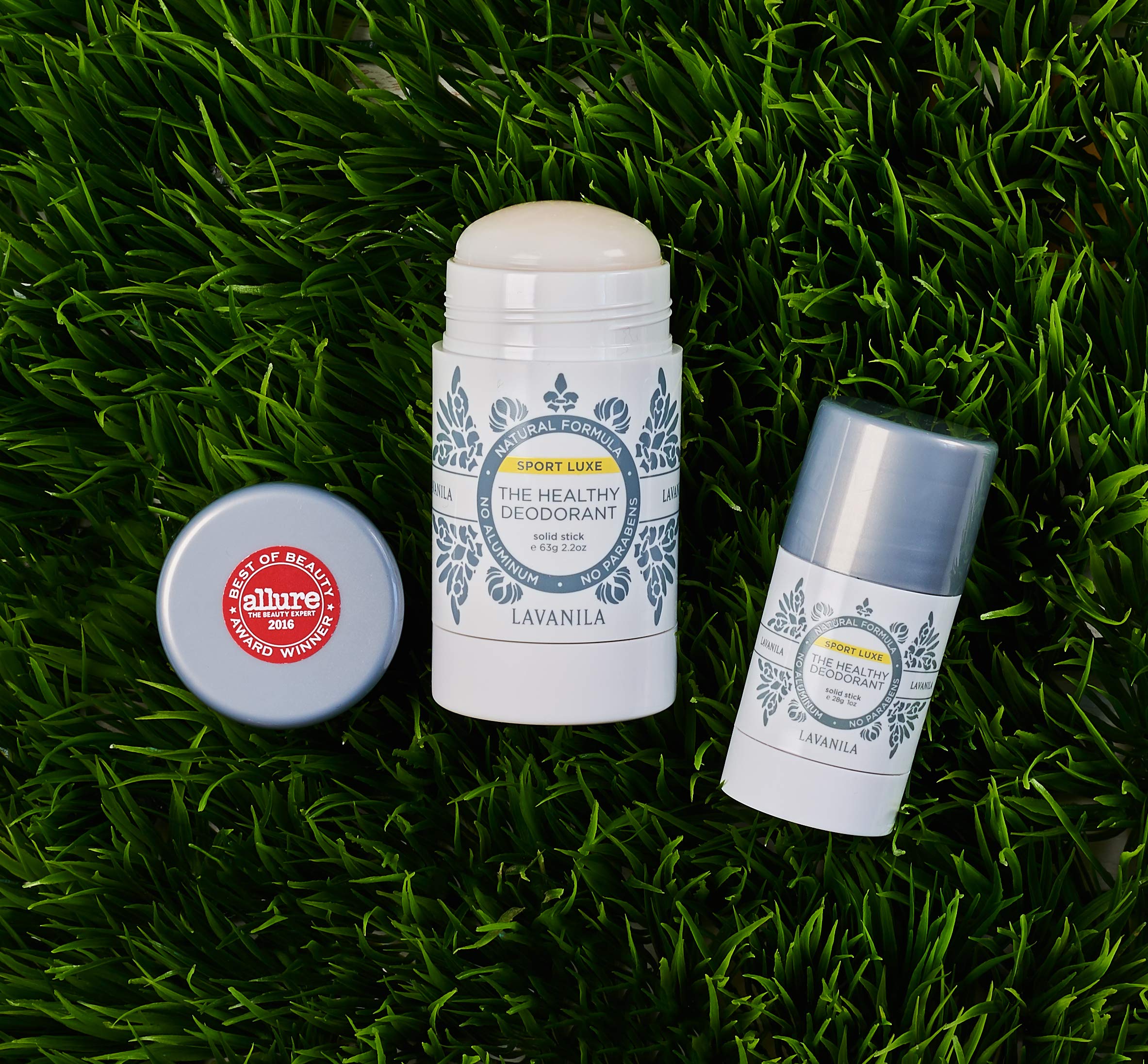 Lavanila Sport Luxe 2-Pack Aluminum-Free Deodorant for Men & Women – Vegan, Clean & Natural
