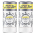 Lavanila Sport Luxe 2-Pack Aluminum-Free Deodorant for Men & Women – Vegan, Clean & Natural
