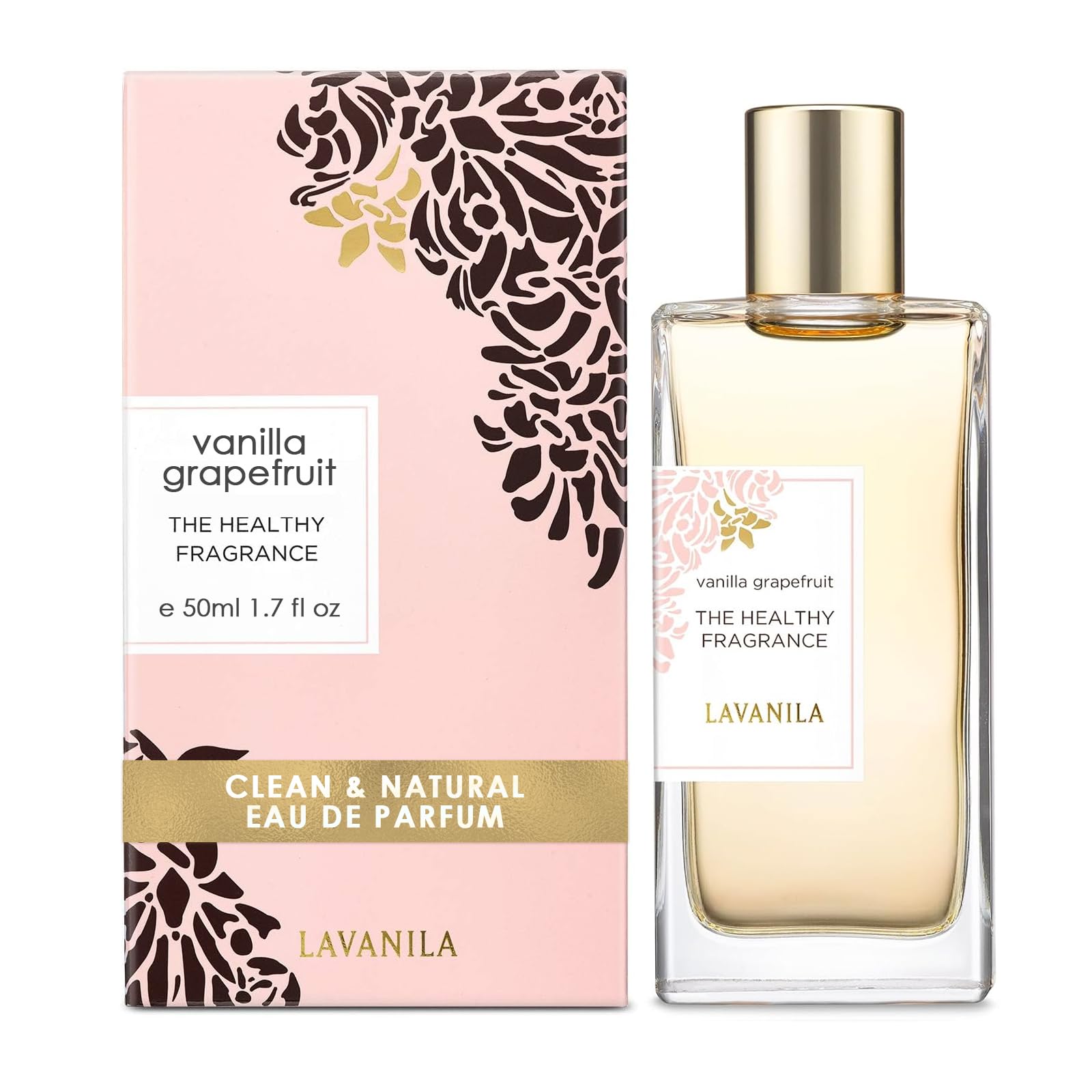 Lavanila Vanilla Grapefruit Perfume for Women – Clean, Natural EDP 1.7 oz