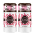 Lavanila Vanilla Grapefruit Deodorant for Women — Aluminum-Free, 2-Pack, Made in USA, Vegan