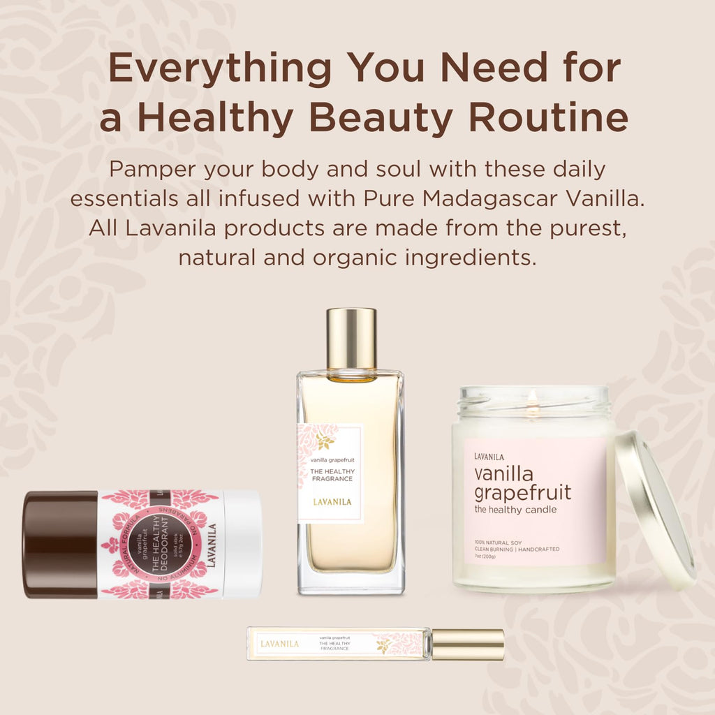 Lavanila Vanilla Grapefruit Perfume for Women – Clean, Natural EDP 1.7 oz