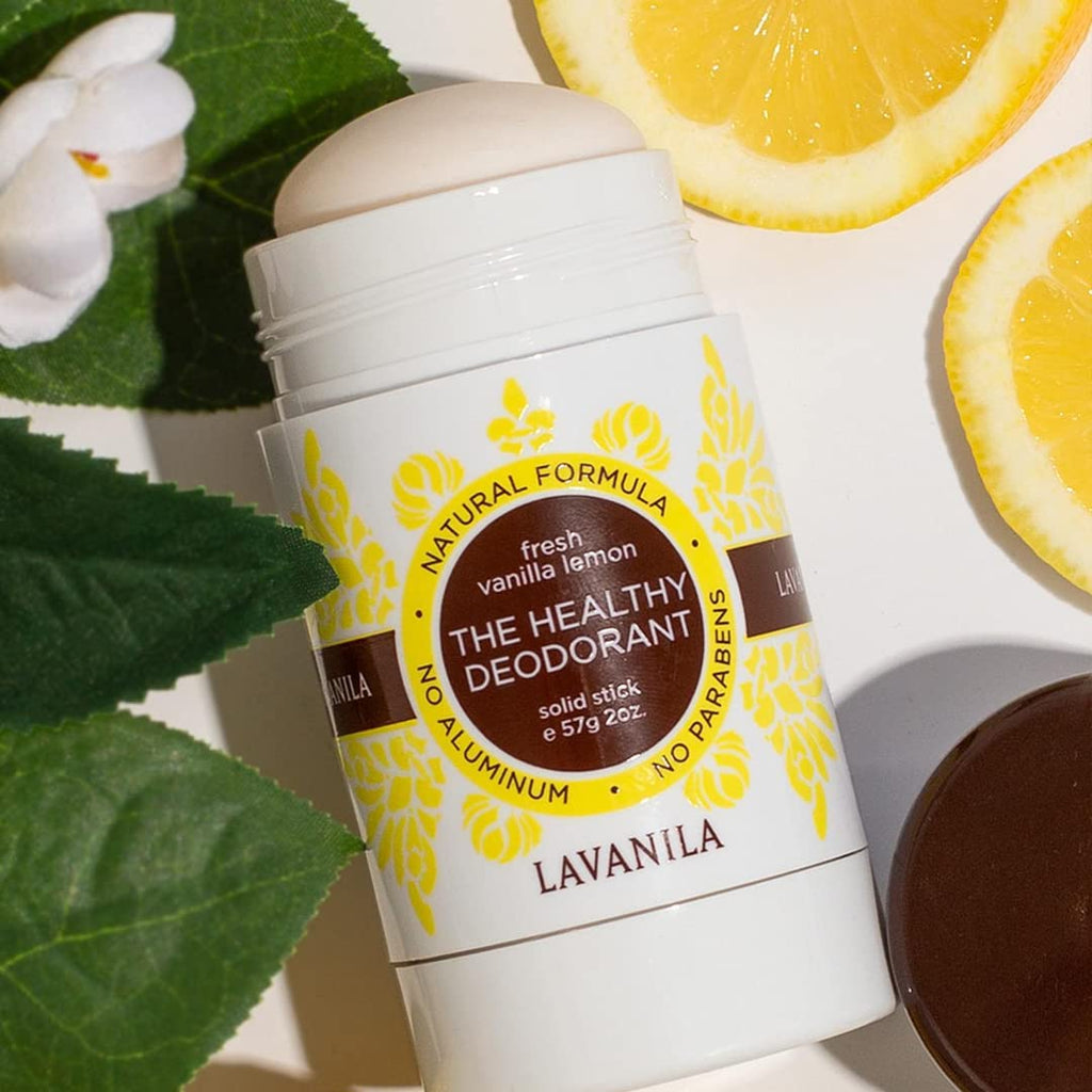 Lavanila Vanilla Lemon Deodorant for Women – 2-Pack, Aluminum-Free, Made in USA, Vegan