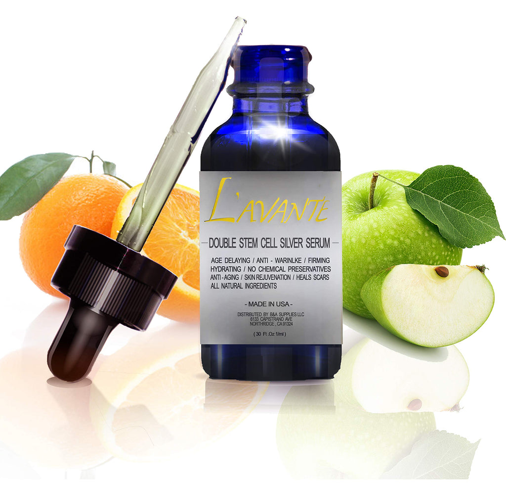 L'avante Double Stem Cell Silver Serum – Anti-aging, Anti-wrinkle & Skin Rejuvenation