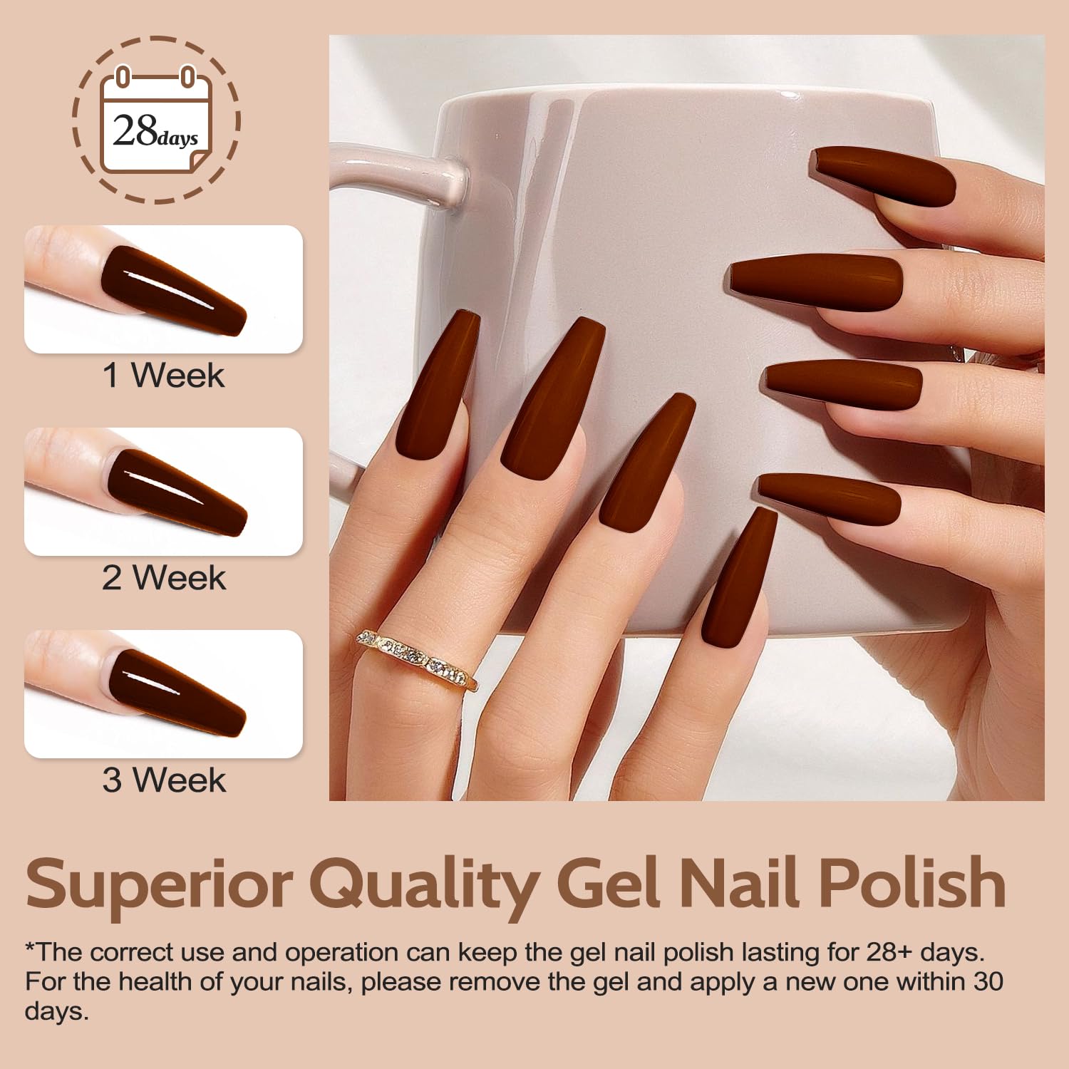 Lavender Violets 49 Pcs Gel Nail Polish Set – 45 Colors + Glossy & Matte Top Coats for Home Salon