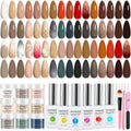 Lavender Violets 94-Piece Dip Powder Nail Kit Starter – 30 Colors, All-Season Set with Liquids & Tools | B704