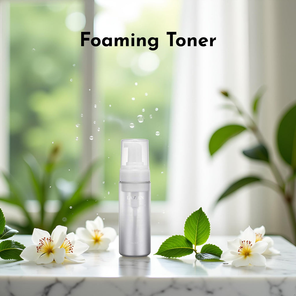 Lavien Centella Creaming Facial Toner - Hydrating Bubble Foam for All Skin Types | 150 ml