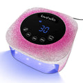 Lavinda UV Nail Lamp 54W – Dual-Wavelength Gel Curing with Rhinestones (Gradient Pink)