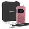 Lavinda 35000RPM Cordless Nail Drill – Pink Diamond Exterior, Coreless Motor