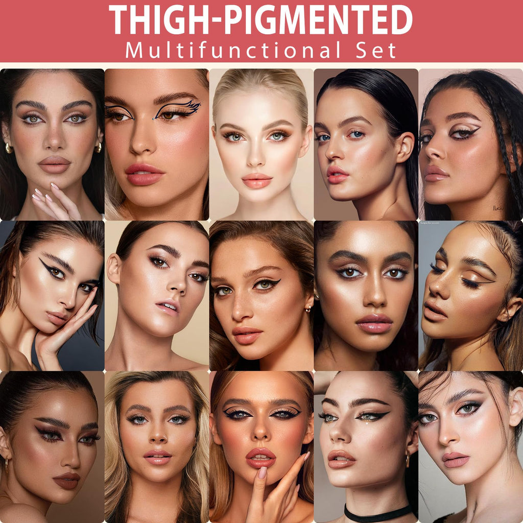 LAVONE Eyebrow Pencil Kit — Waterproof Microblading Pen, Gel & Eyeliner