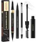 LAVONE Eyebrow Pencil Kit — Waterproof Microblading Pen, Gel & Eyeliner