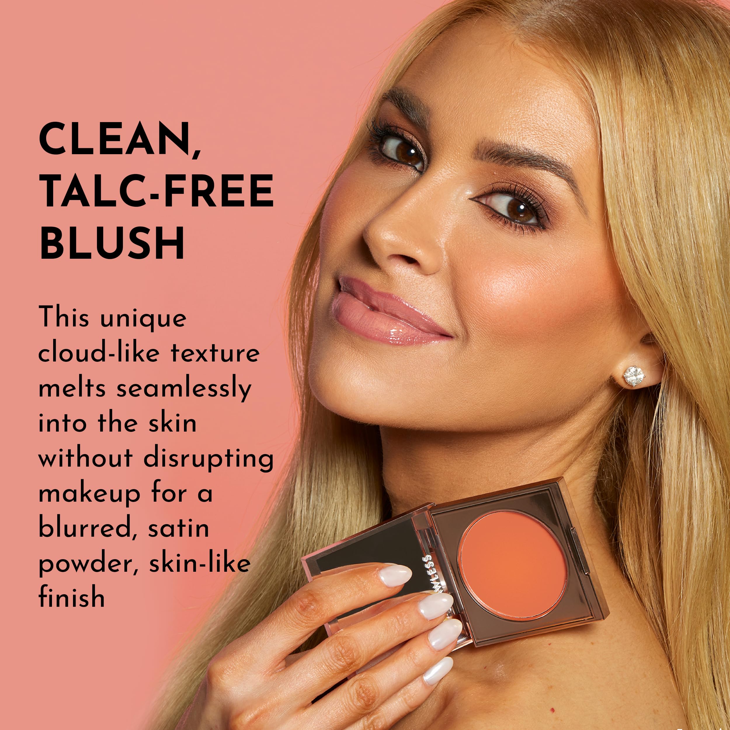 LAWLESS Pinch My Cheeks Soft-Blur Cream Blush - Angel | Talc-Free, Buildable Radiance