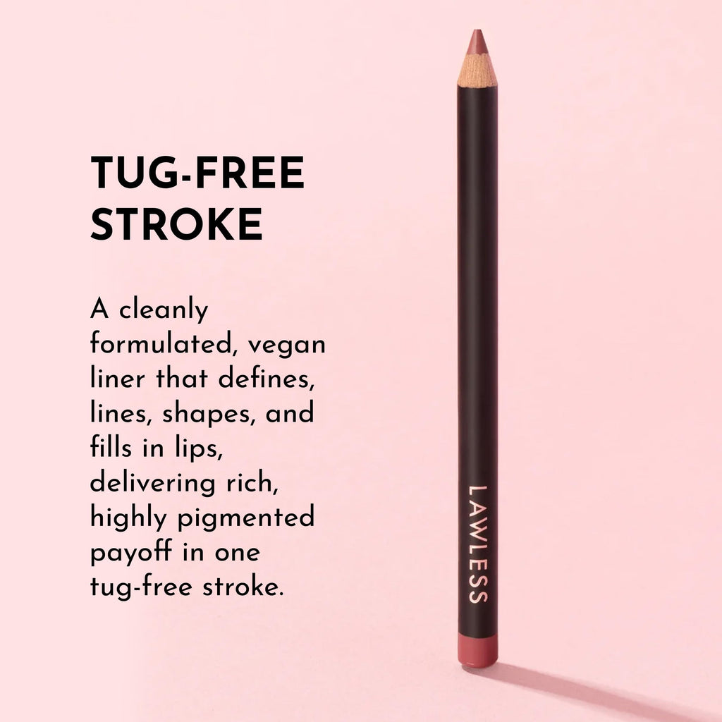 Lawless Forget The Filler Definer Liner Desert Mauve – Lip Liner, 0.04 oz