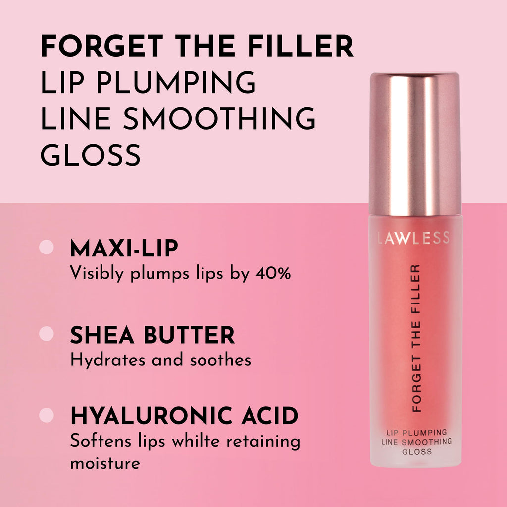 Lawless Forget the Filler Lip Plumping Gloss – Cherry Vanilla