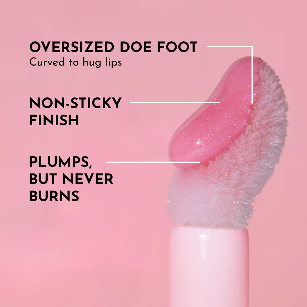 LAWLESS Forget the Filler Lip Plumper Gloss – Daisy Girl | Premium Hydrating Lip Shine