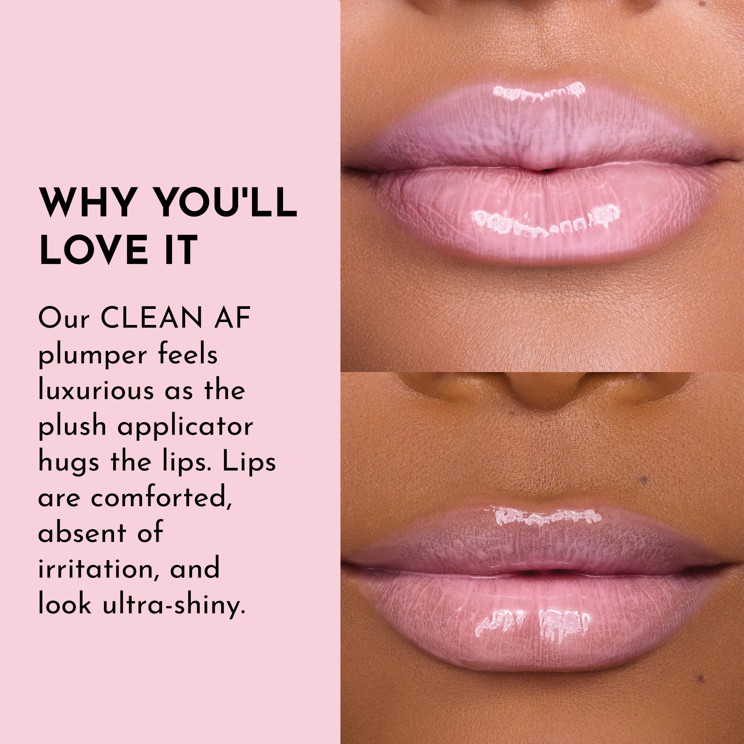 Lawless Forget the Filler Lip Plumping Gloss - Strawberry Milkshake (0.11 oz) | Vegan, Cruelty-Free, Hydrating Shine