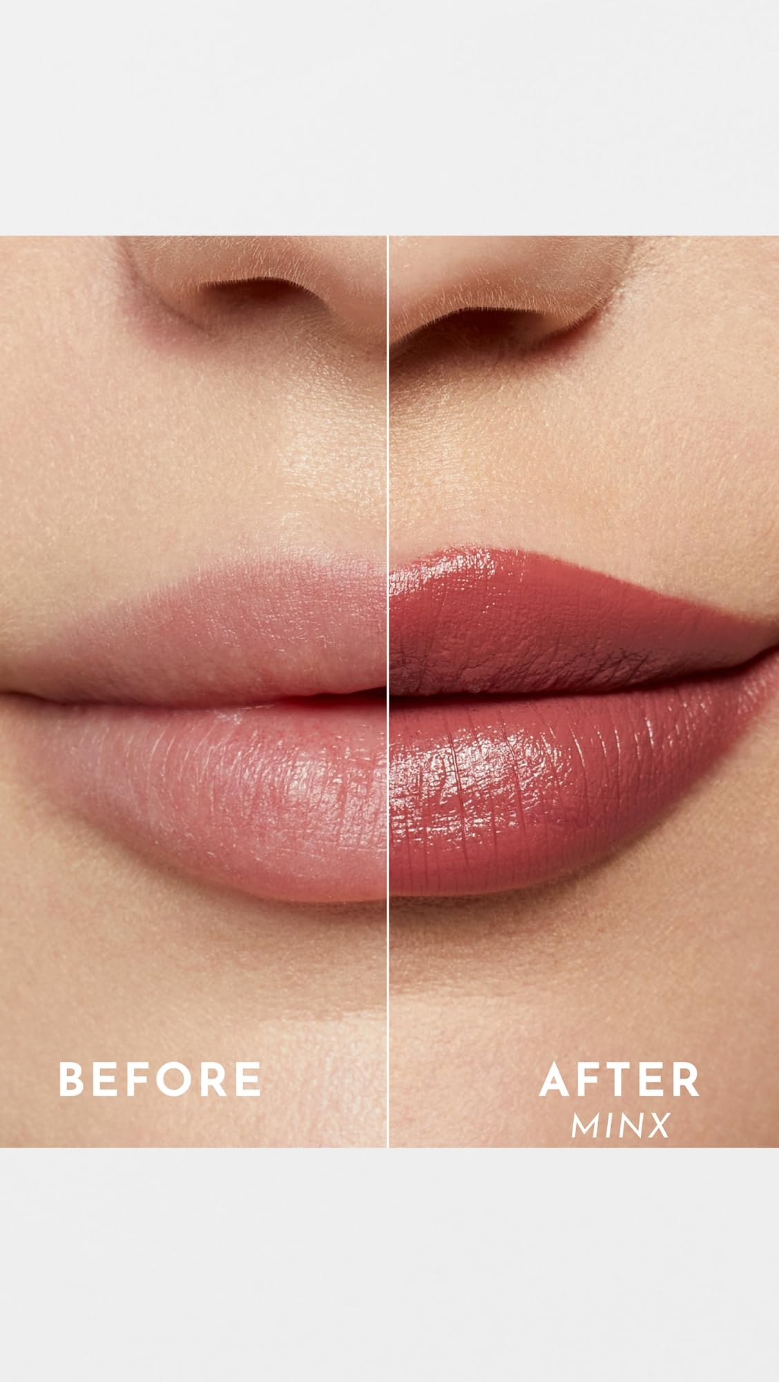Lawless Forget the Filler Lip-Plumping Line-Smoothing Satin Lipstick – Minx, 0.1 oz