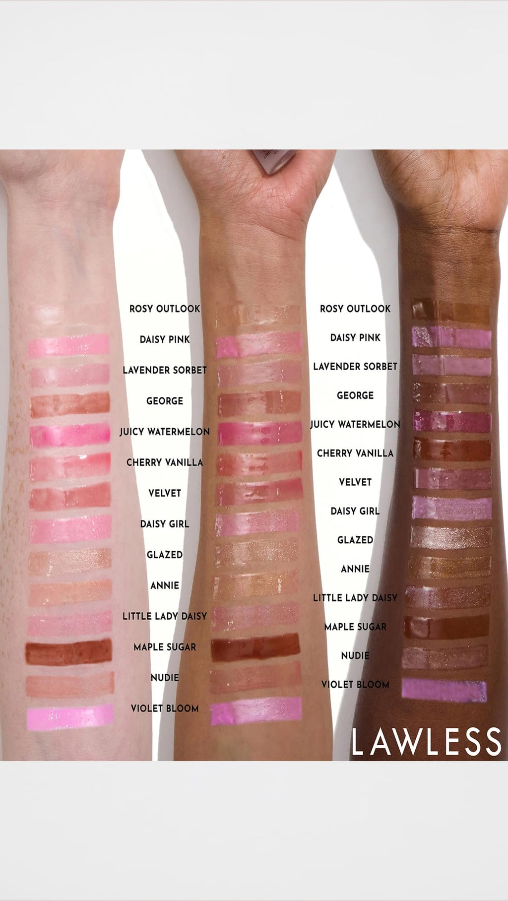 Lawless Forget the Filler Lip Plumper Line Smoothing Gloss — Daisy Pink | Premium Vegan Cruelty-Free Lip Gloss 0.11 oz