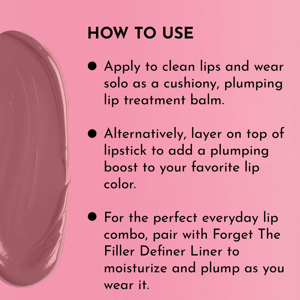 LAWLESS Forget the Filler Lip Plumping Tinted Balm in Whisper | Hydrating Cushiony Color