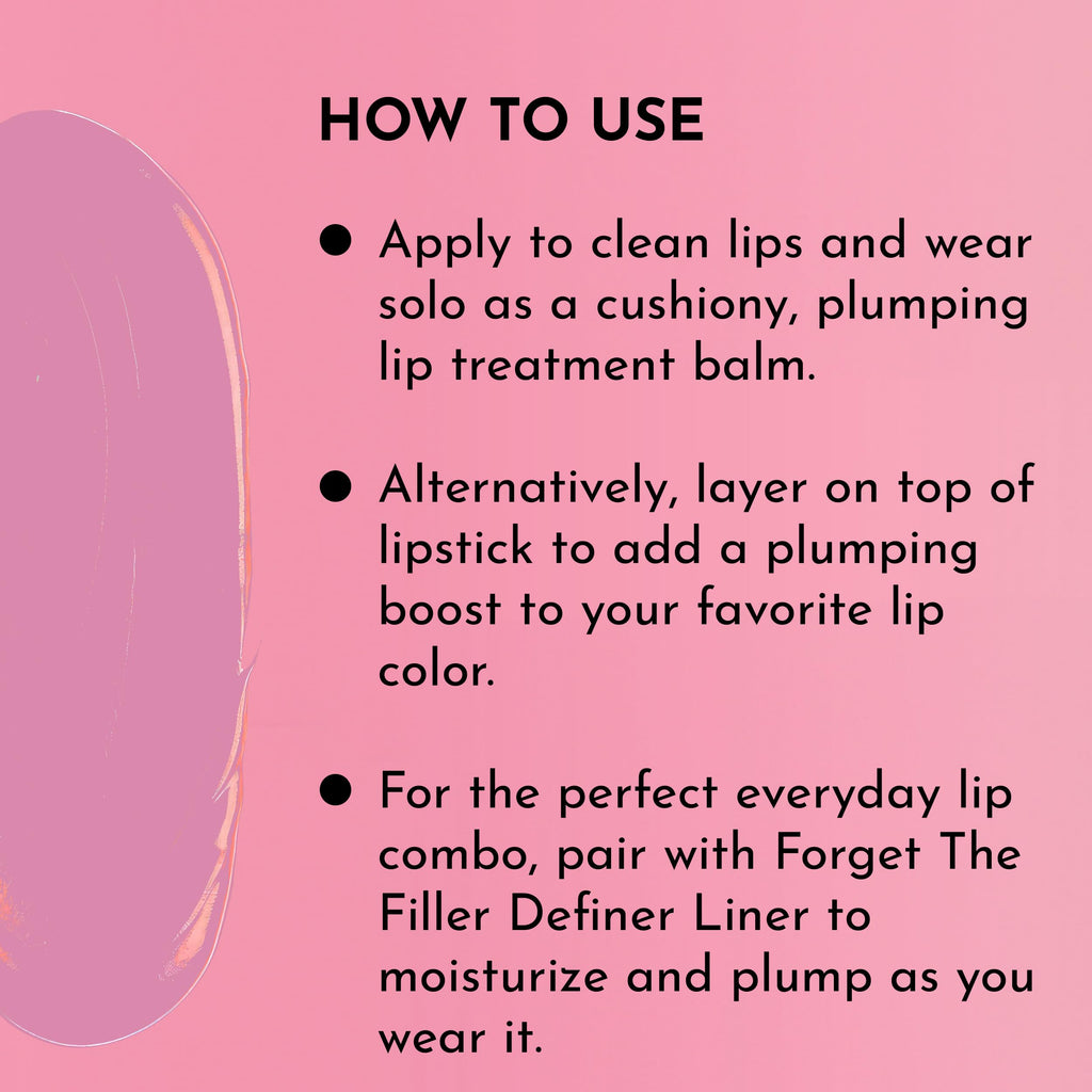 LAWLESS Forget the Filler Lip Plumping Line-Smoothing Tinted Balm in Cupid, 0.09 oz