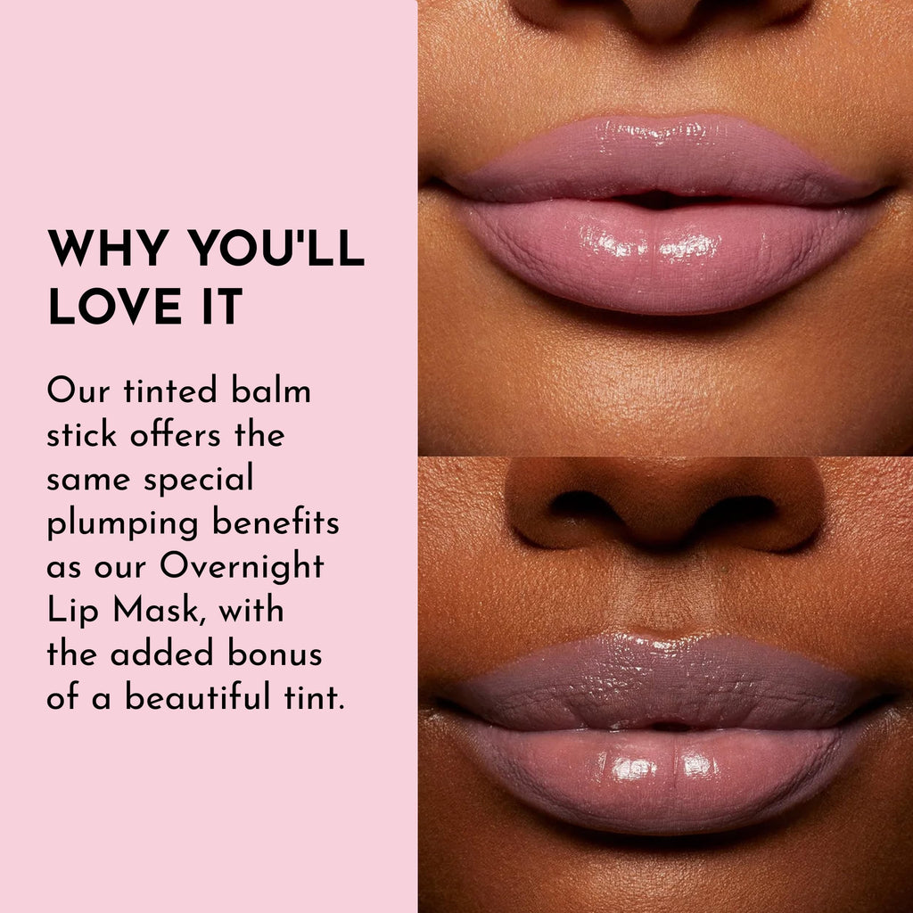 LAWLESS Forget the Filler Lip Plumping Line-Smoothing Tinted Balm in Cupid, 0.09 oz