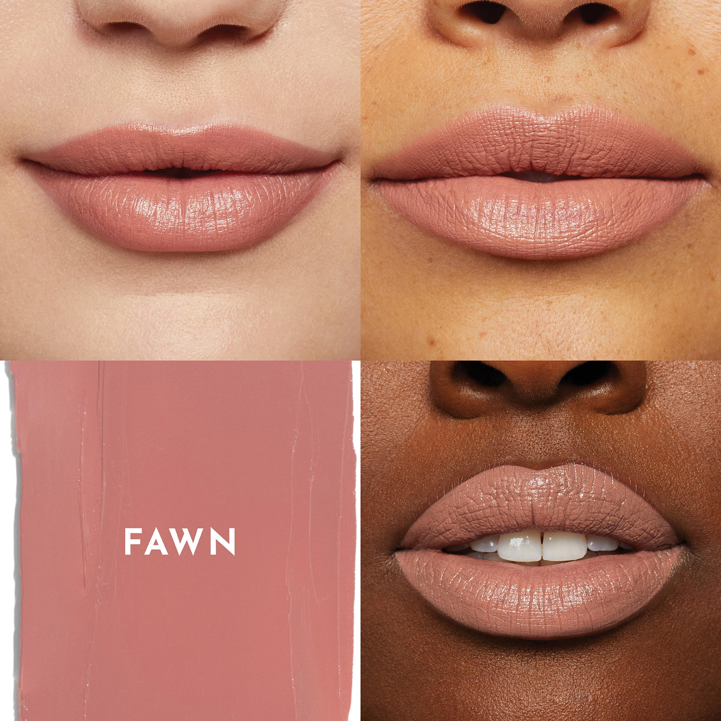 Lawless Forget the Filler Lip-Plumping Satin Lipstick – Fawn (0.1 oz)