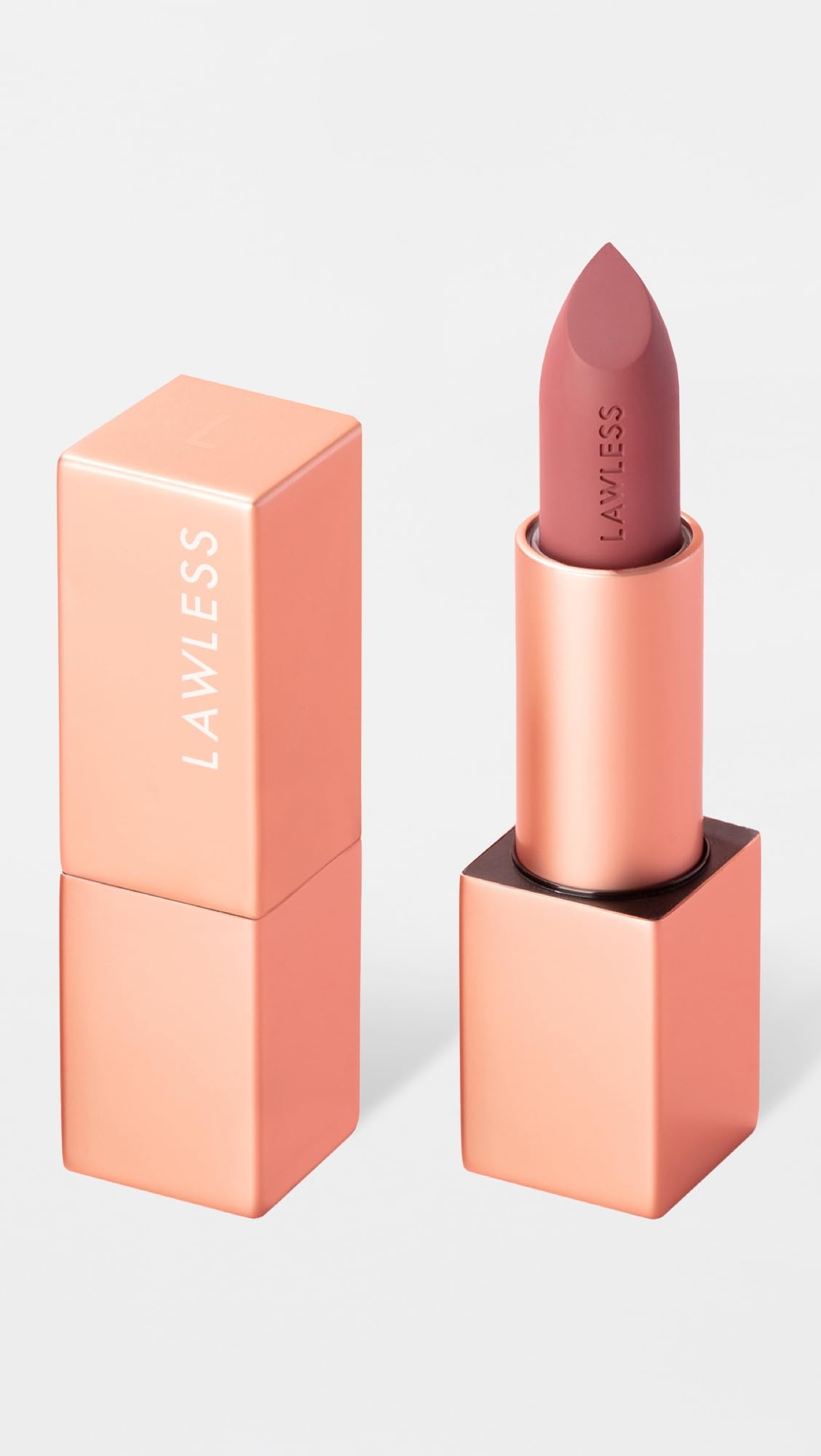Lawless Forget the Filler Lip-Plumping Line-Smoothing Satin Lipstick – Minx, 0.1 oz