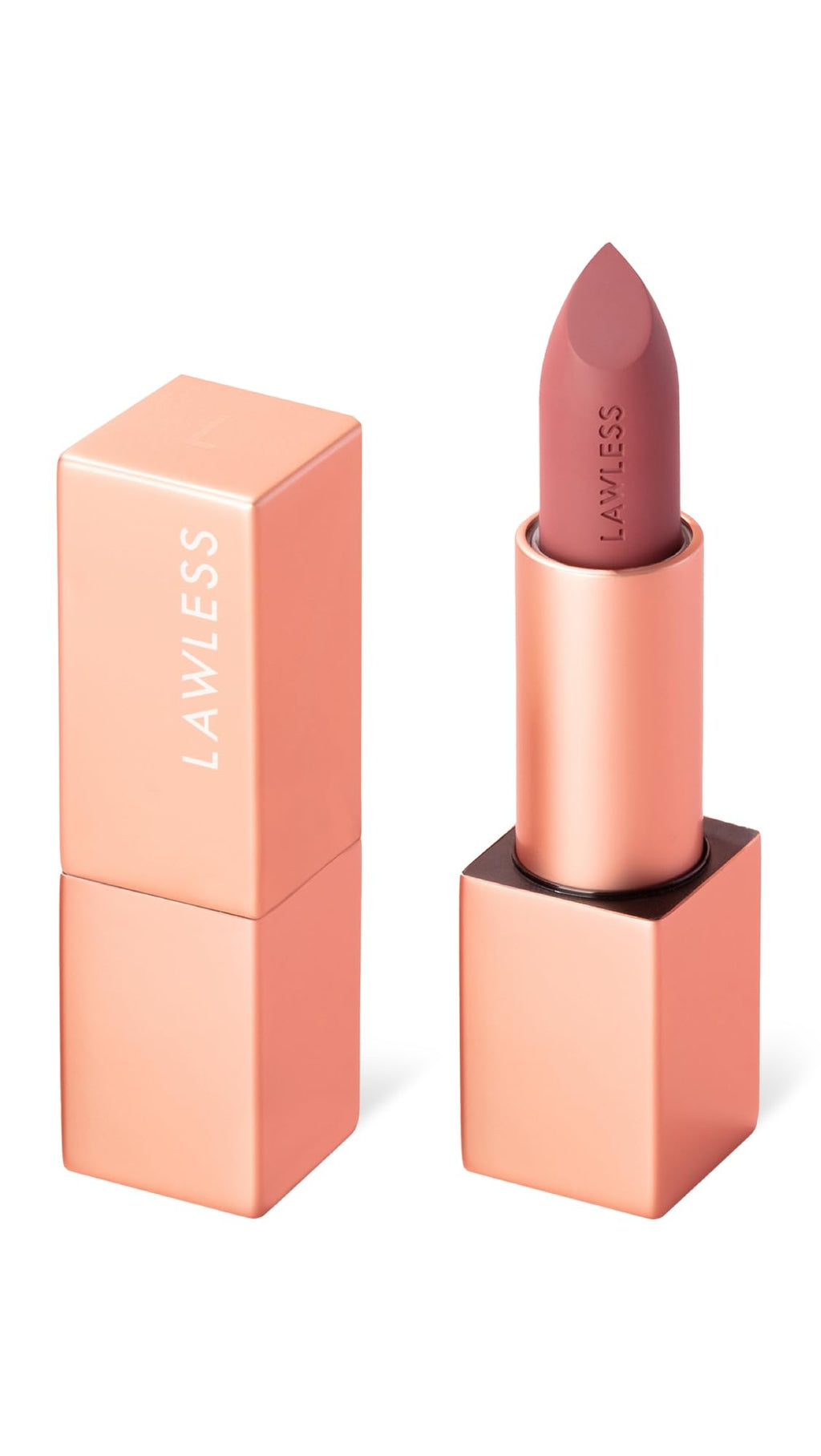 Lawless Forget the Filler Lip-Plumping Line-Smoothing Satin Lipstick – Minx, 0.1 oz